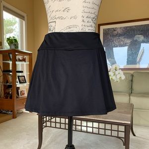 Fila Black Skort With Pleats